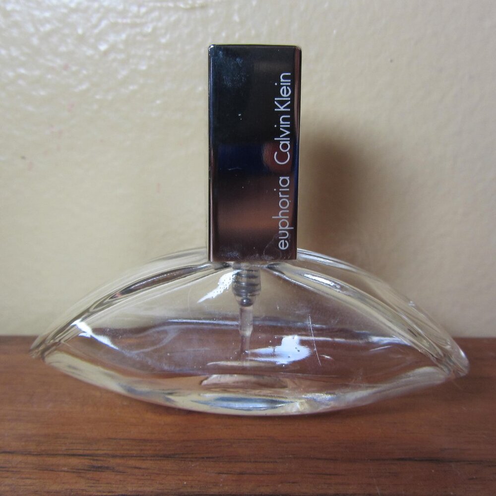 3 for $24 -calvin klein euphoria 0.5 oz empty perfume bottle vanity décor (C246)